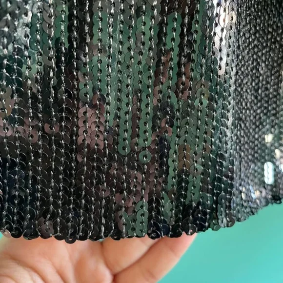 Sequin Black Skirt (Oak + Fort) - Picture 2 of 3